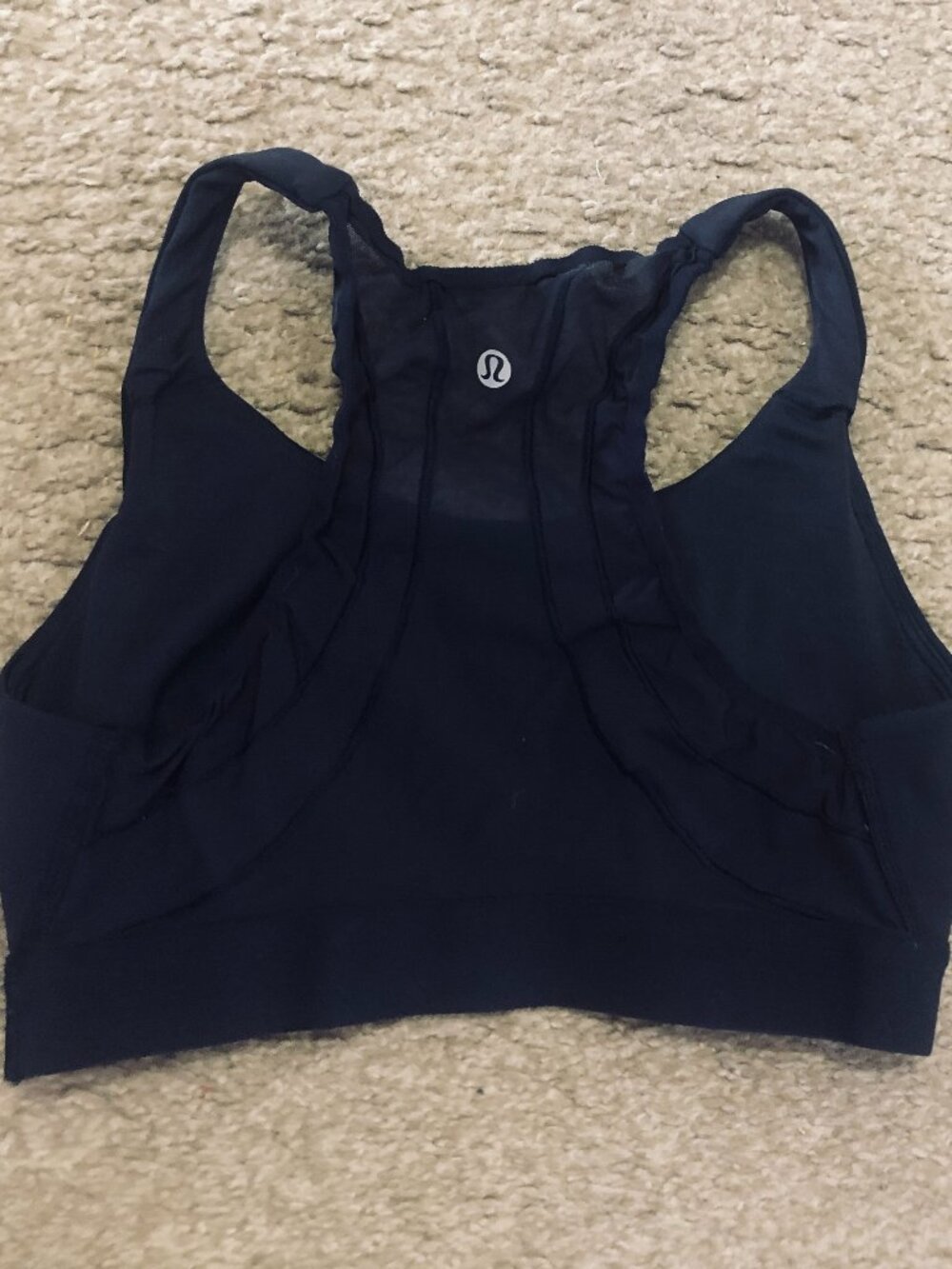Lululemon Womens Sports bra Size 4 Blue - Picture 4 of 4
